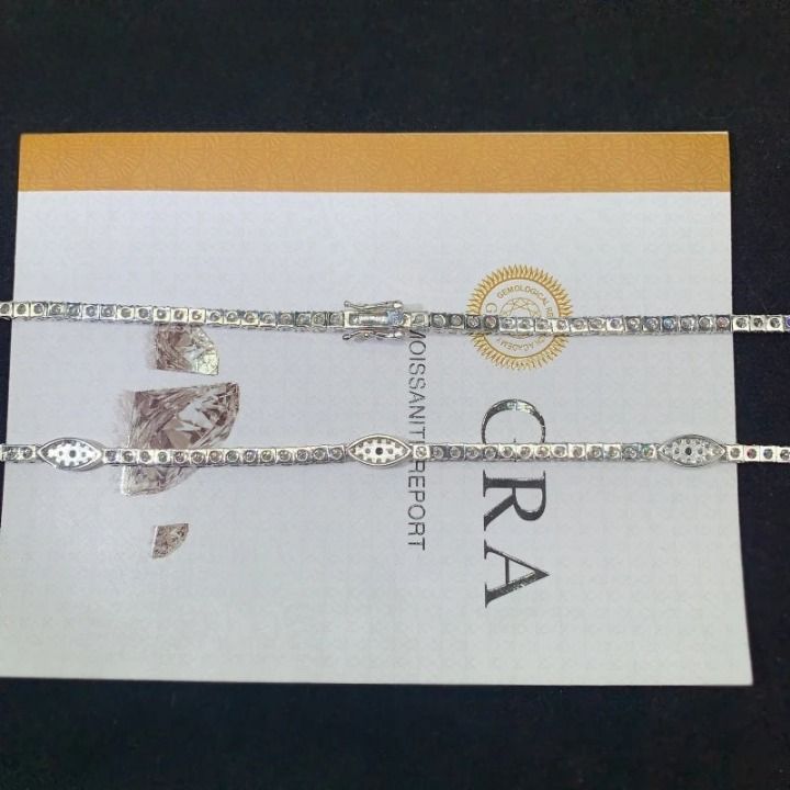 Iced Out Evil Eyes Charm Necklace