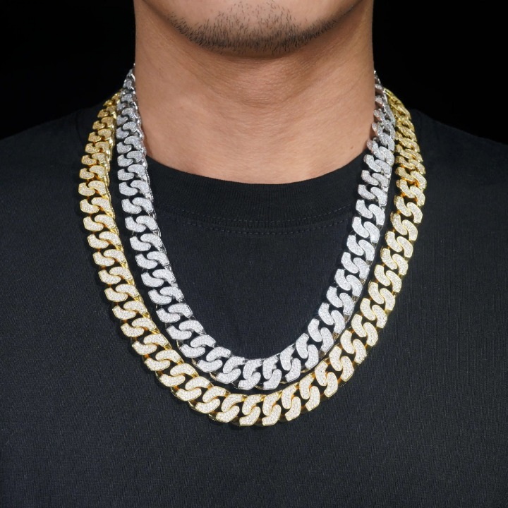 12MM Diamond Miami Cuban Chain