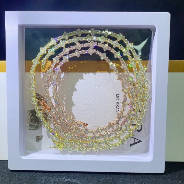 Iced Out Tennis Necklace for Men