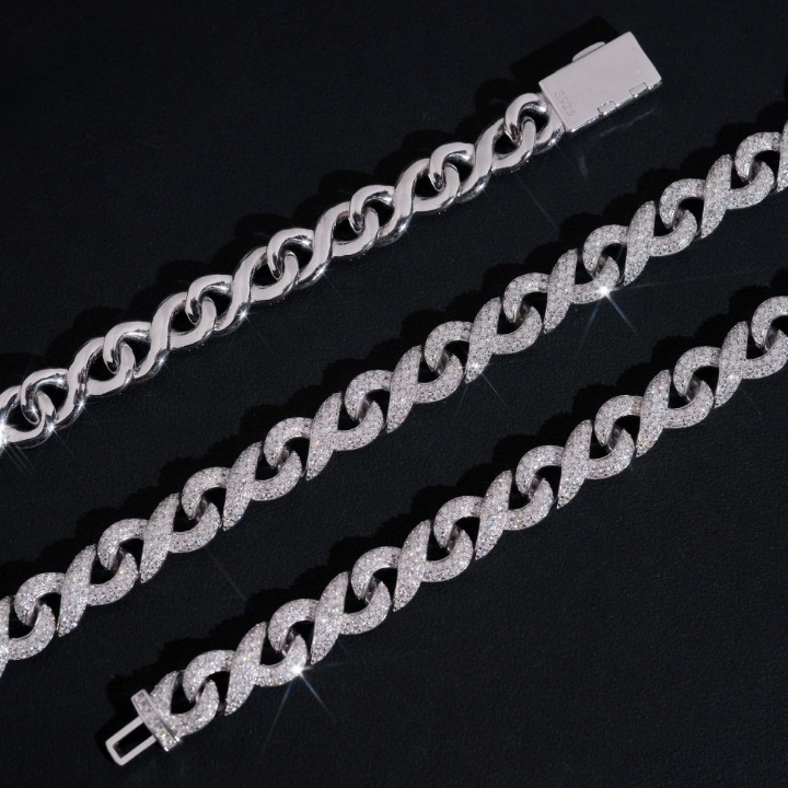 10MM Miami Cuban Moissanite Necklace