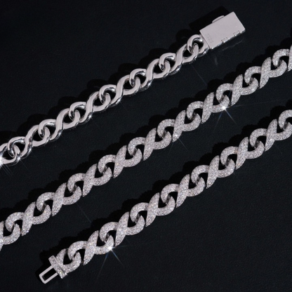 10MM Miami Cuban Moissanite Necklace