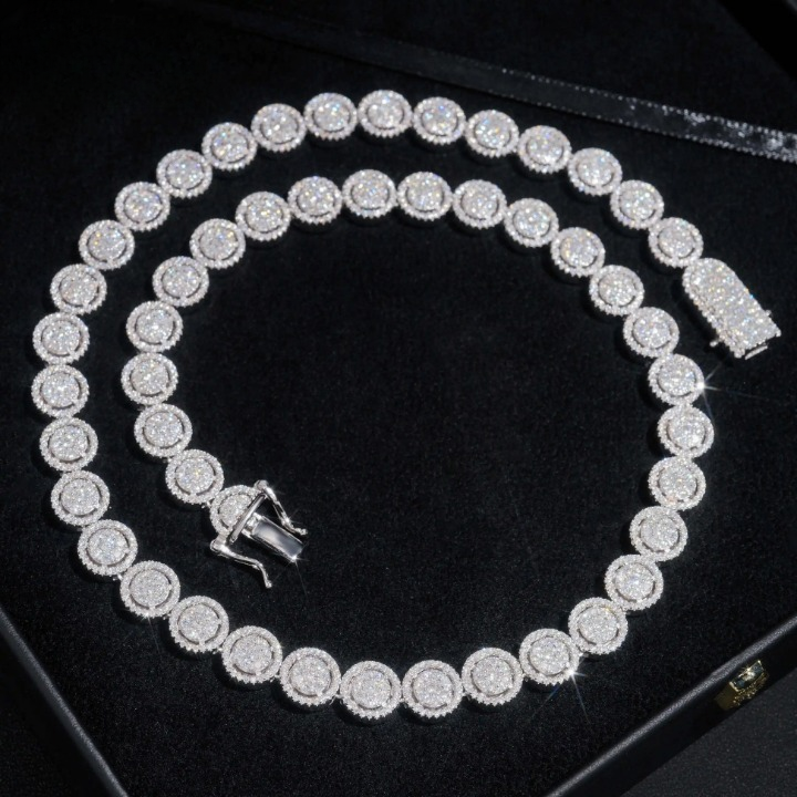 Men's Moissanite Necklace