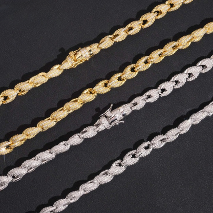 Diamond Tester Twist Moissanite Necklace