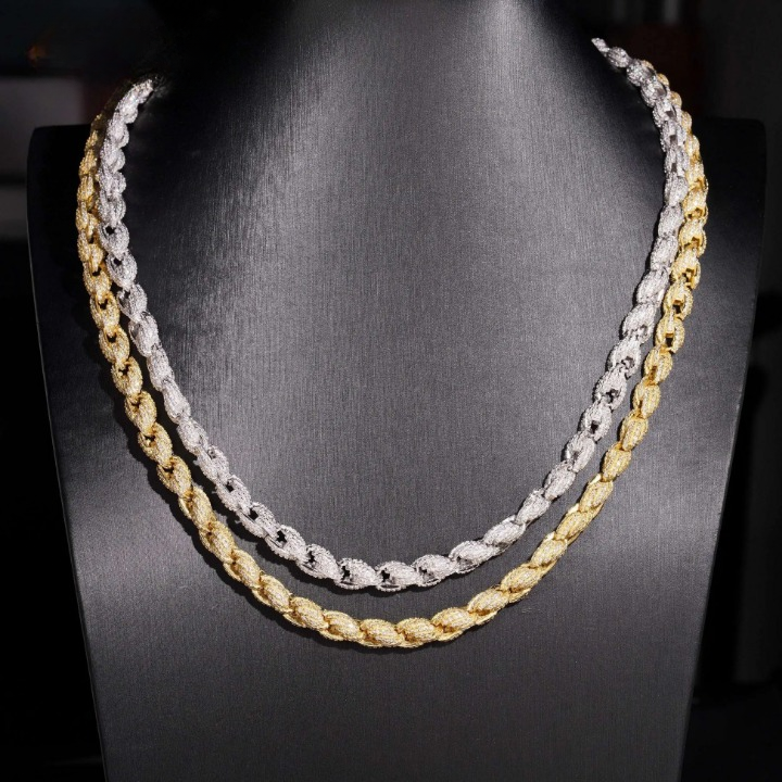 Diamond Tester Twist Moissanite Necklace