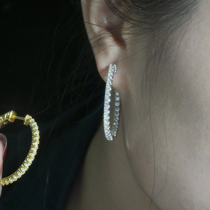Iced Out Women Diamond Earringss