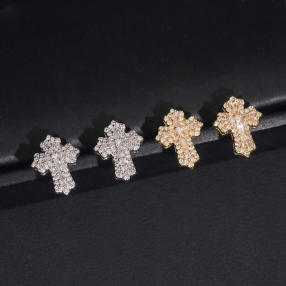 Cross VVS Moissanite Fine Earrings