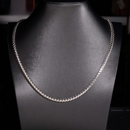 Custom Silver Mossanite Necklace