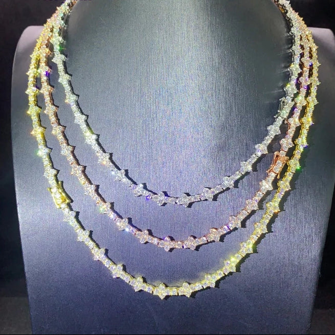 Iced Out Tennis Necklace for Men