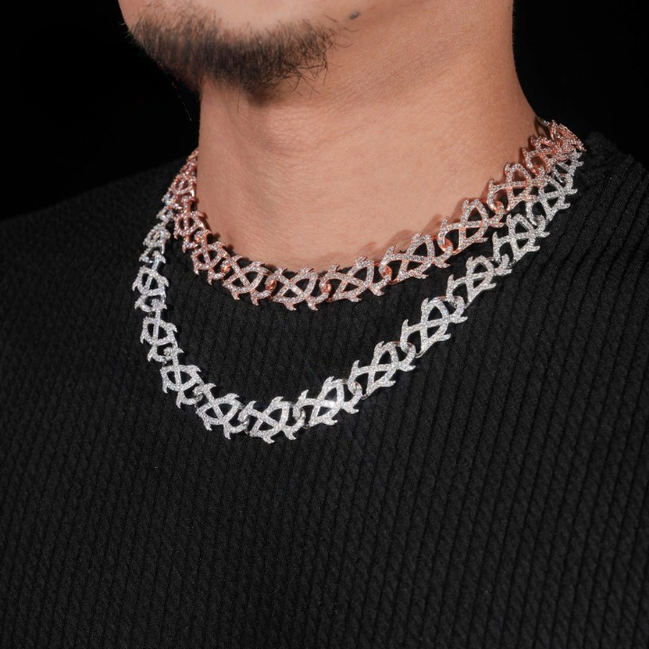 Thorns Style Cuban Link Chain
