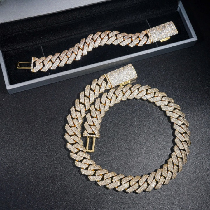 12MM Diamond Cuban Chain