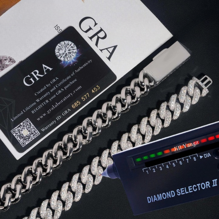 15mm Iced Out Cuban Link Chain