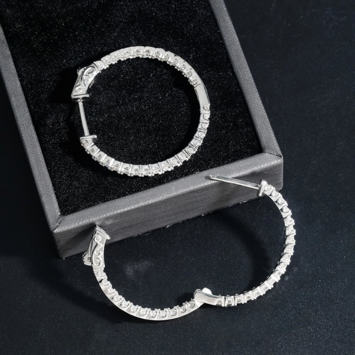 Iced Out Women Diamond Earringss