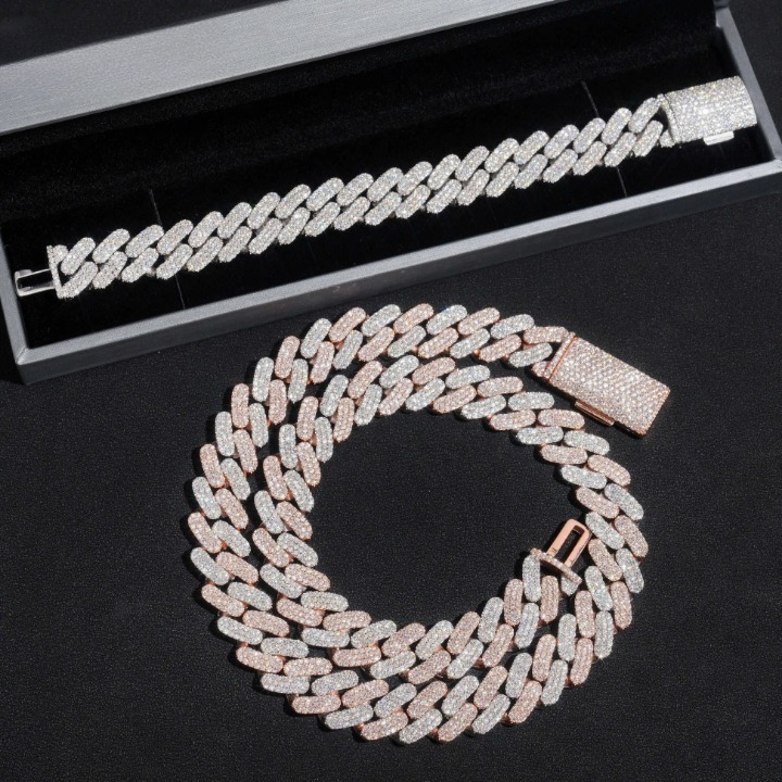 Diamond Moissanite Cuban Link Chain