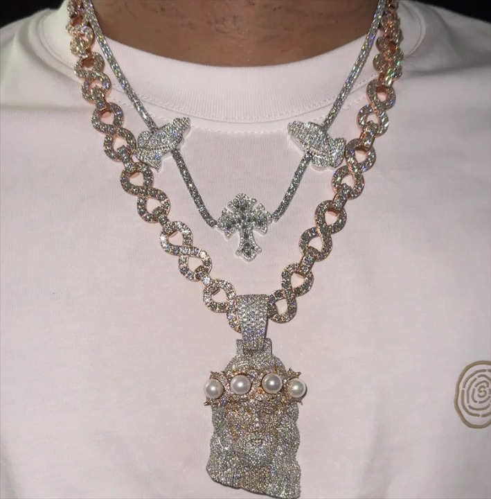 Infiniti Moissanite Diamond Chain