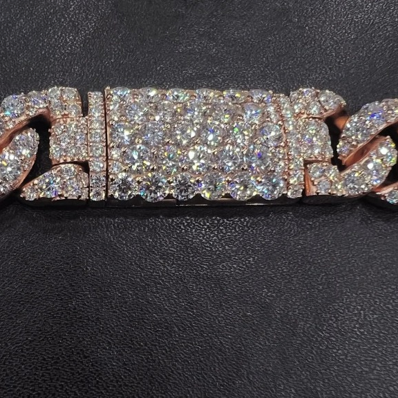 16mm VVS Moissanite Diamond Cuban Link