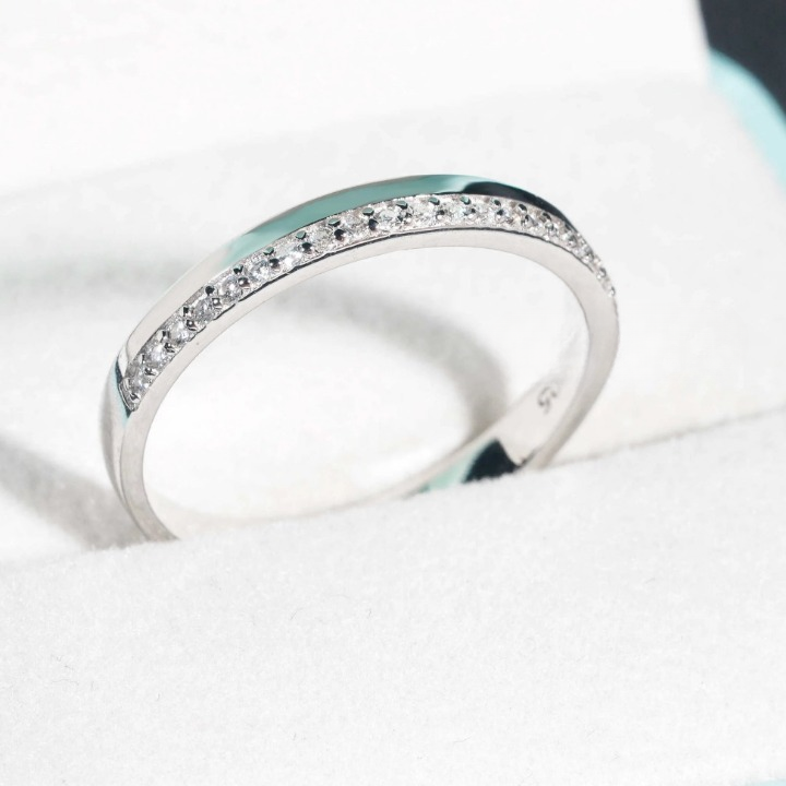 Bridal Oval Moissanite Ring