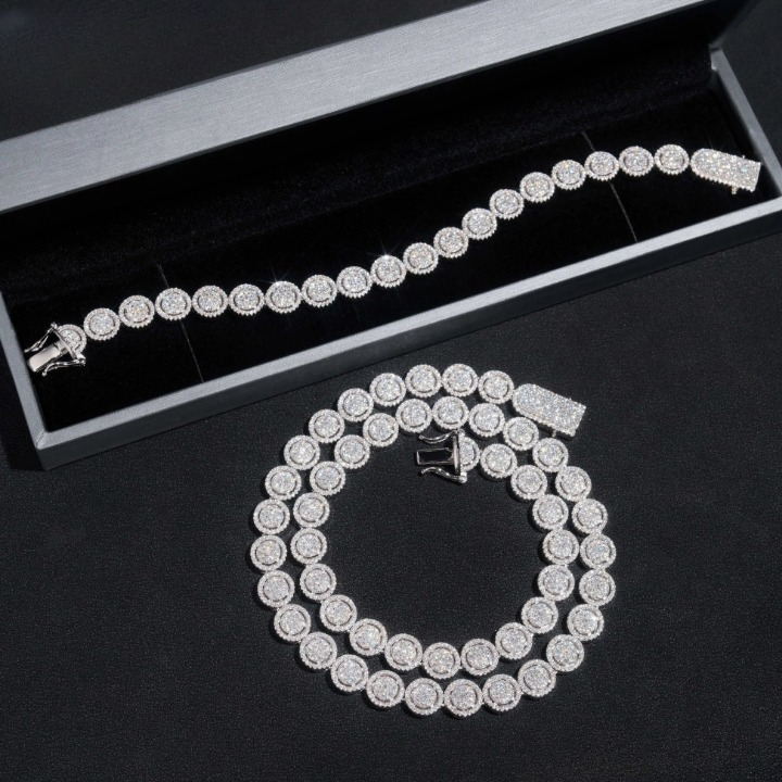 Men's Moissanite Necklace