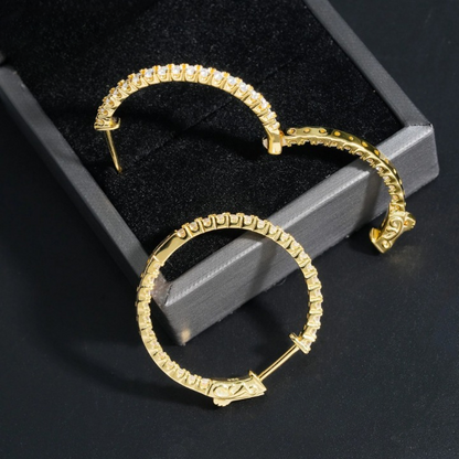 Iced Out Women Diamond Earringss