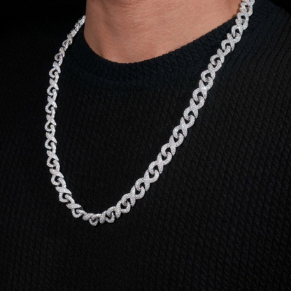 10MM Miami Cuban Moissanite Necklace
