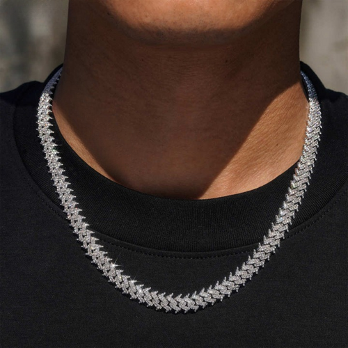 10MM Iced Out Cuban Link Chain