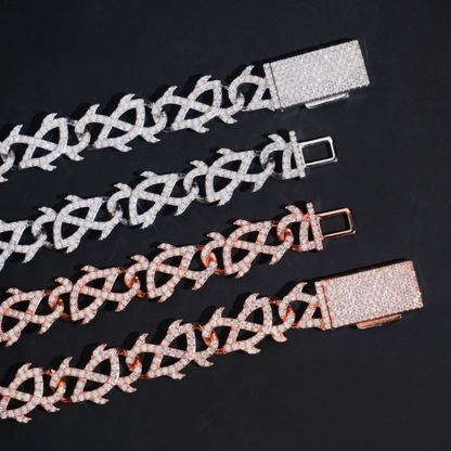 Thorns Style Cuban Link Chain