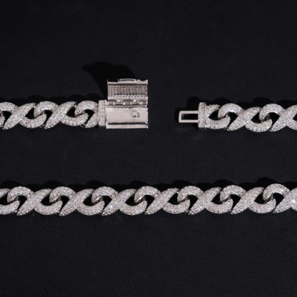 10MM Miami Cuban Moissanite Necklace