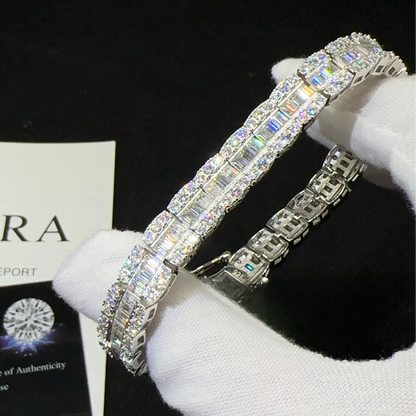 Hip Hop Sterling Silver Diamond bracelets