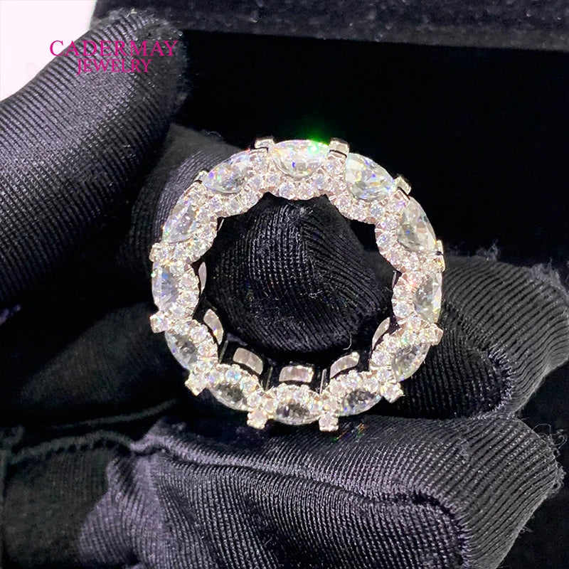 Pear Moissanite Diamond Set