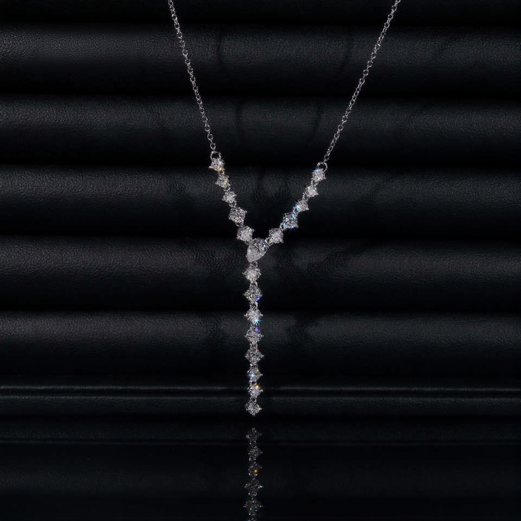 GRA Certificated Elegant Women Necklace