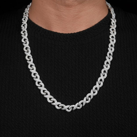 10MM Miami Cuban Moissanite Necklace